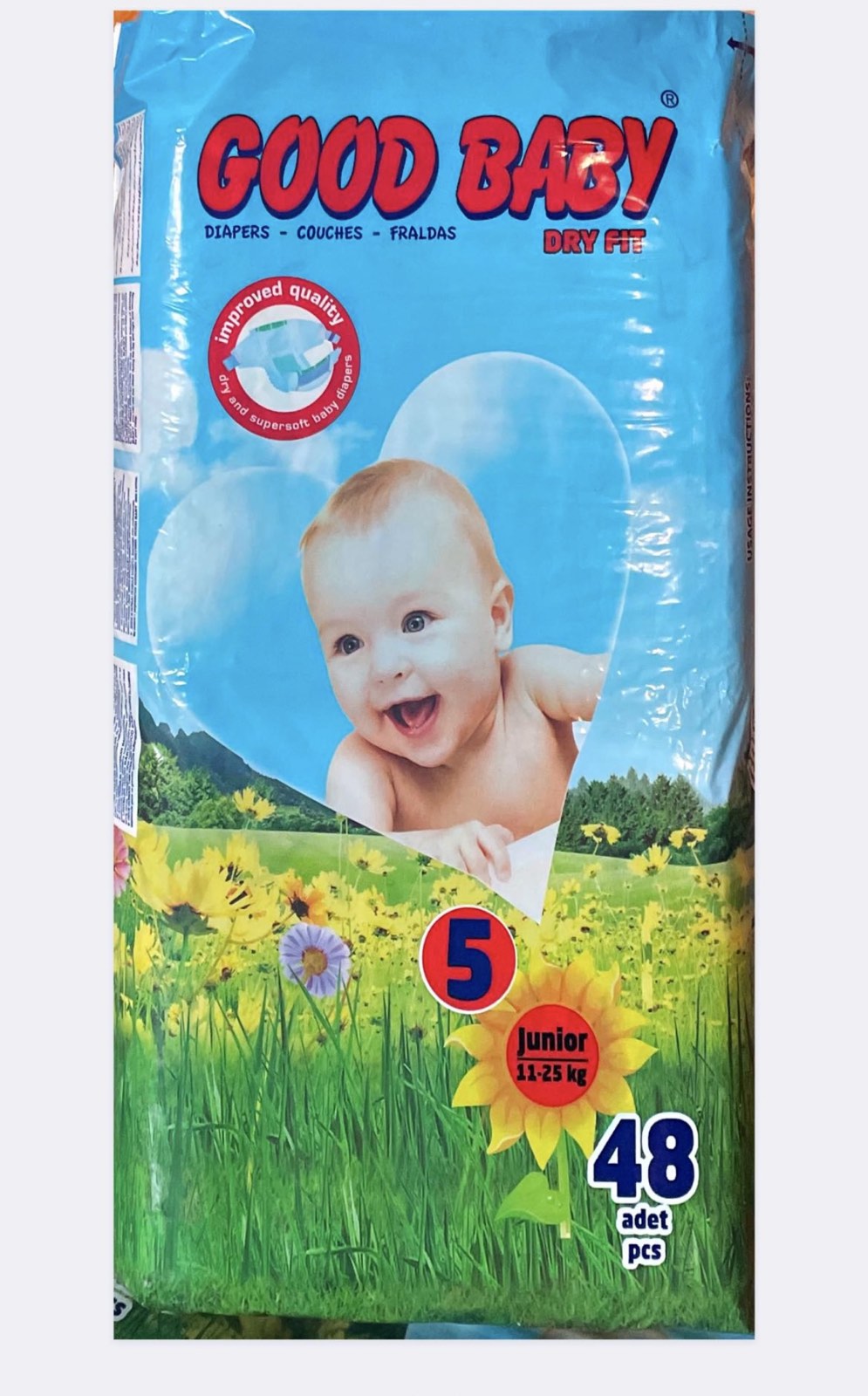 Підгузки дитячі Good Baby Junior (11-25кг) 48шт.